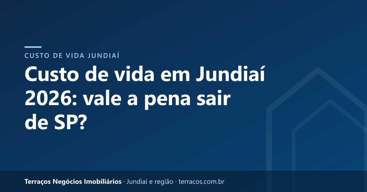 Custo de vida em Jundiaí 2026: vale a pena sair de SP?