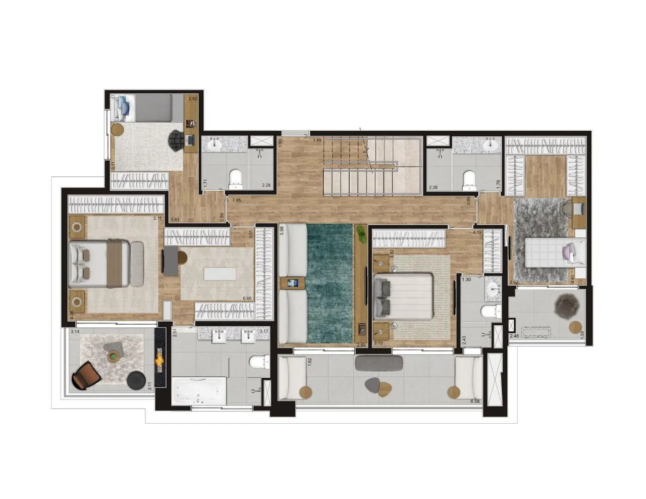 OPORTUNIDADE ÚNICA!!! VENHA MORAR NESSA MAGNÍFICA COBERTURA TRIPLEX ? RESERVA ALTA VISTA ? AO LADO DO JUNDIAÍ SHOPPING — foto 2