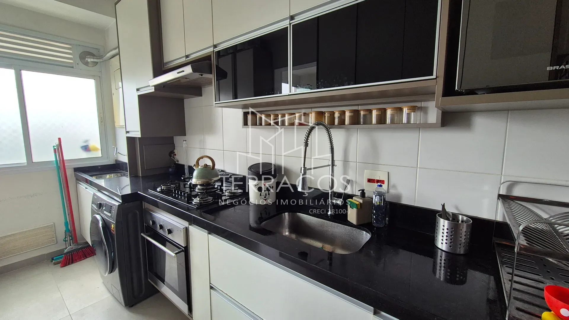 Área de serviço — apartamento de 3 quartos 83m² locação em Jardim Ana Maria, Jundiaí SP R$ 5.700
