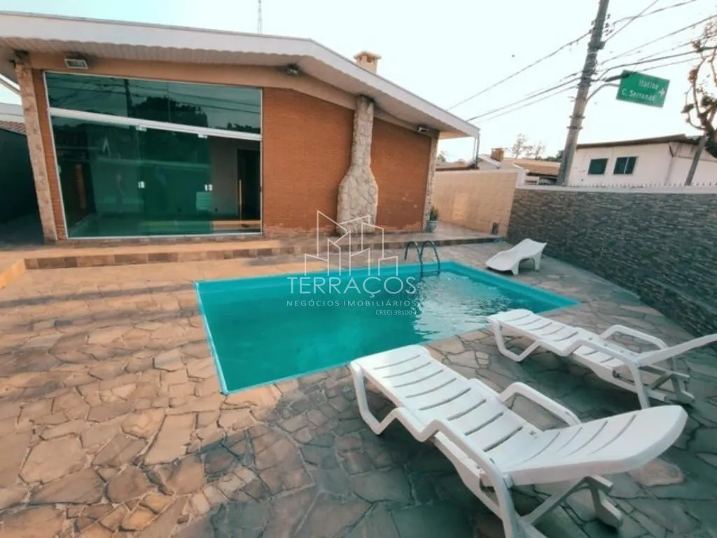 CASA TÉRREA COM PISCINA-3DORM/SUÍTE-8VAGAS-VL. LIBERDADE-JUNDIAÍ/SP